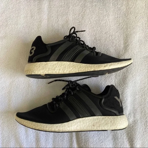 Y-3 Yohji Run `Black Reflective’ Adidas Yohji Run Reflective Sneakers - Black | Editorialist main image 2